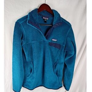 Patagonia Snap T Pullover Teal Medium